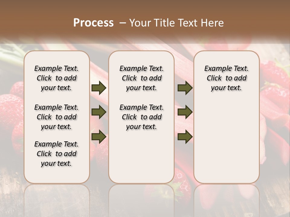 A Bunch Of Fresh Fruits And Vegetables On A Table PowerPoint Template