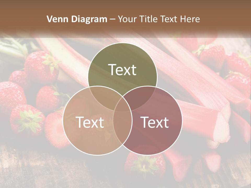 A Bunch Of Fresh Fruits And Vegetables On A Table PowerPoint Template