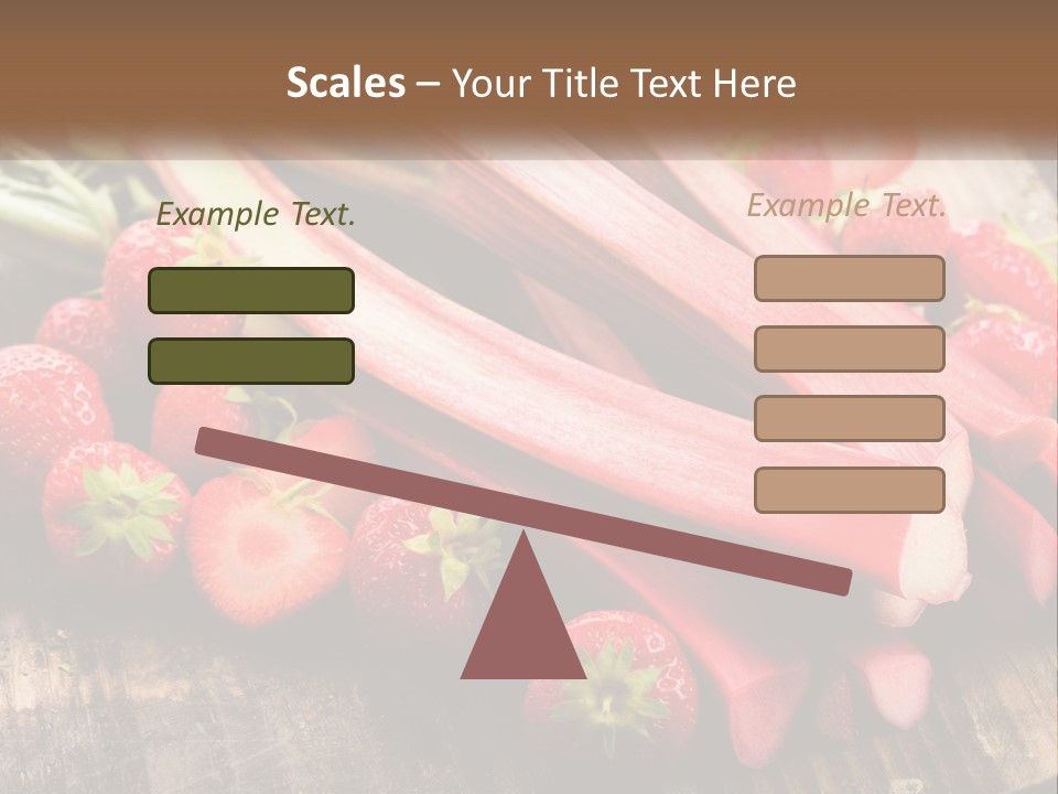 A Bunch Of Fresh Fruits And Vegetables On A Table PowerPoint Template