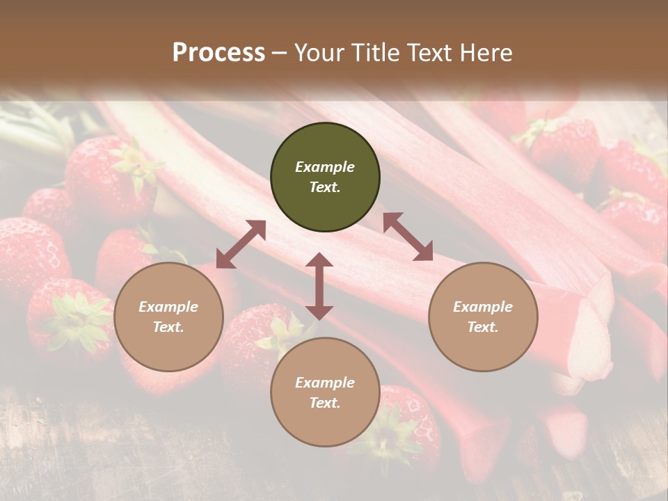 A Bunch Of Fresh Fruits And Vegetables On A Table PowerPoint Template