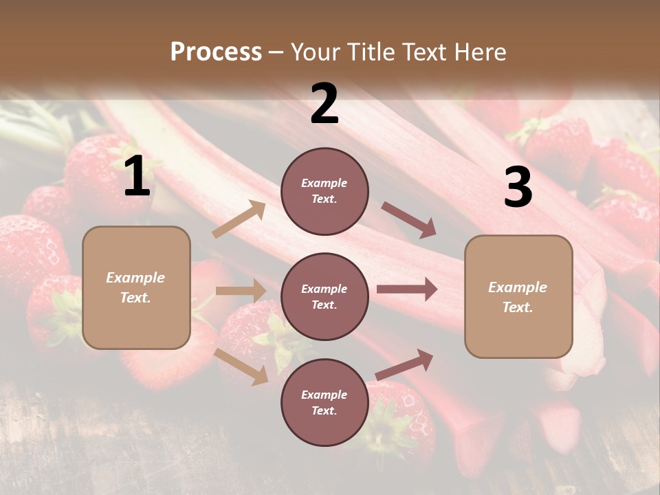 A Bunch Of Fresh Fruits And Vegetables On A Table PowerPoint Template