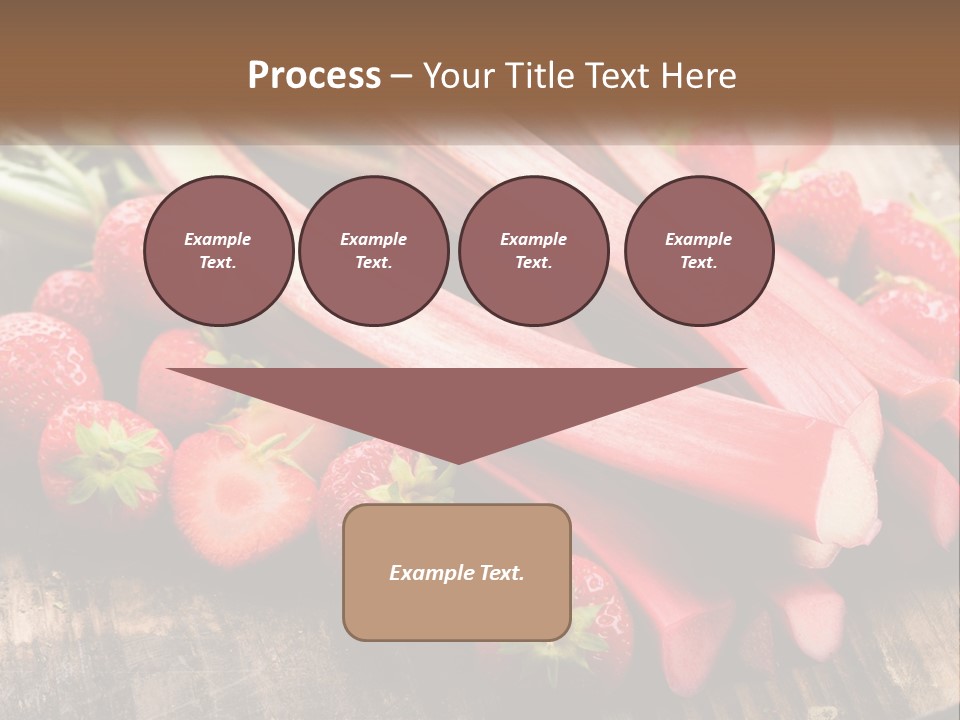A Bunch Of Fresh Fruits And Vegetables On A Table PowerPoint Template