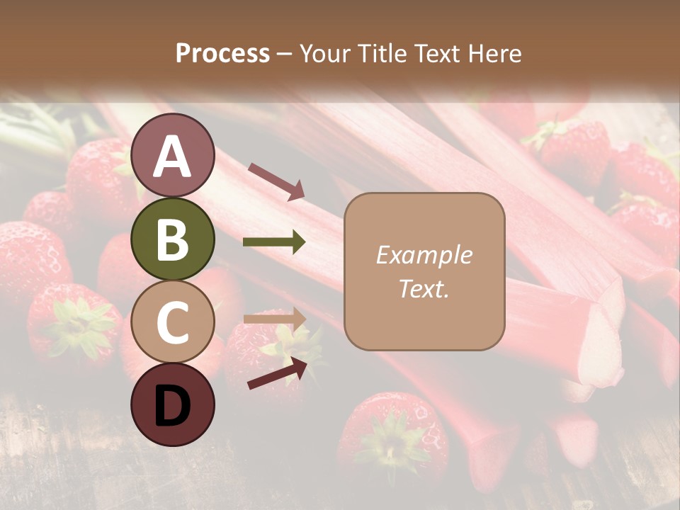 A Bunch Of Fresh Fruits And Vegetables On A Table PowerPoint Template