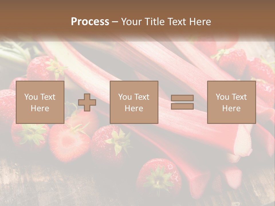 A Bunch Of Fresh Fruits And Vegetables On A Table PowerPoint Template