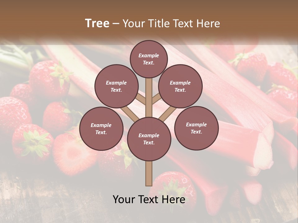 A Bunch Of Fresh Fruits And Vegetables On A Table PowerPoint Template