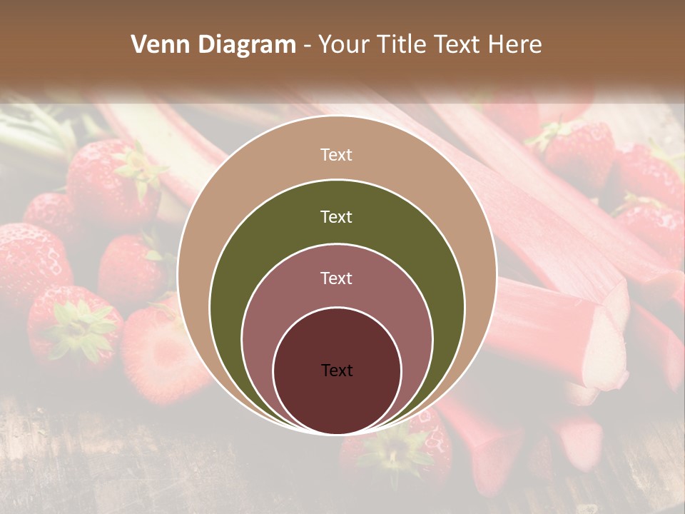 A Bunch Of Fresh Fruits And Vegetables On A Table PowerPoint Template