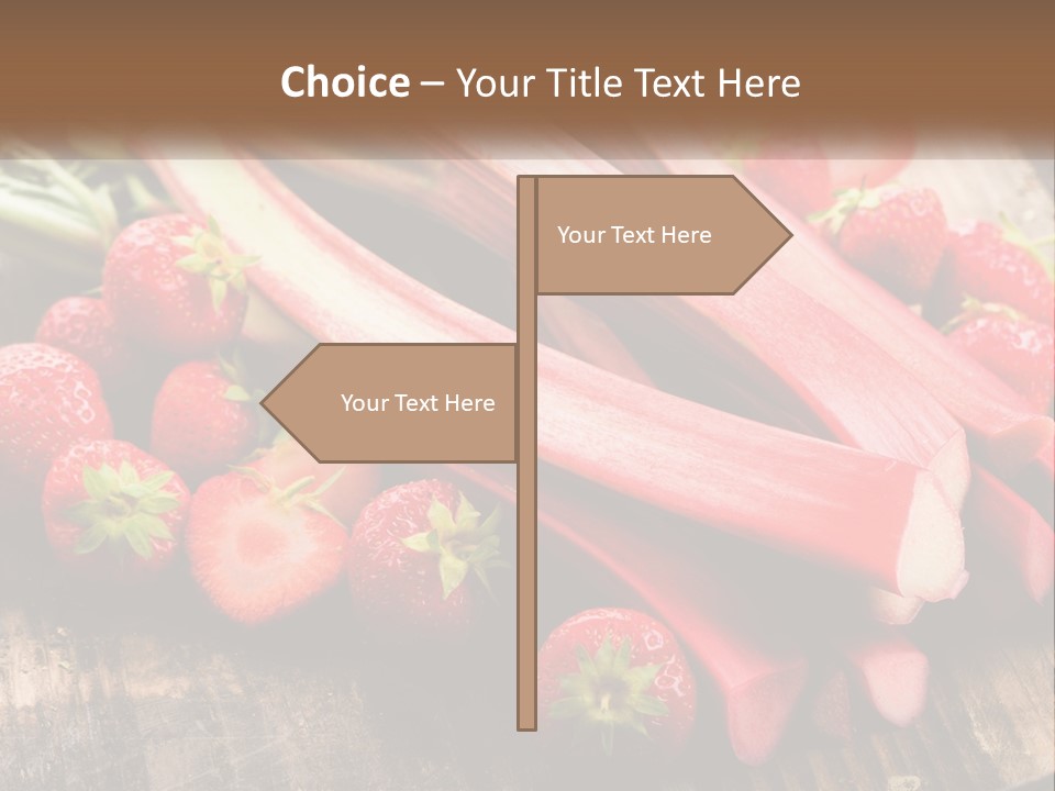 A Bunch Of Fresh Fruits And Vegetables On A Table PowerPoint Template