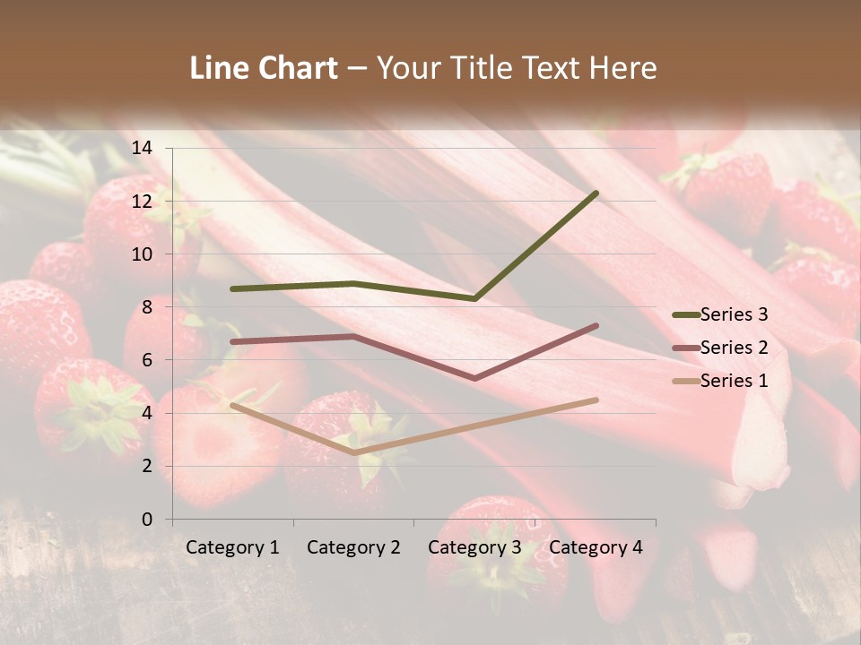 A Bunch Of Fresh Fruits And Vegetables On A Table PowerPoint Template