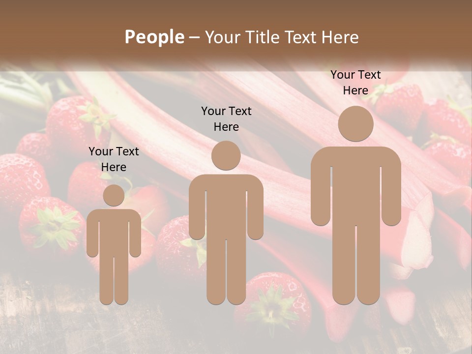 A Bunch Of Fresh Fruits And Vegetables On A Table PowerPoint Template