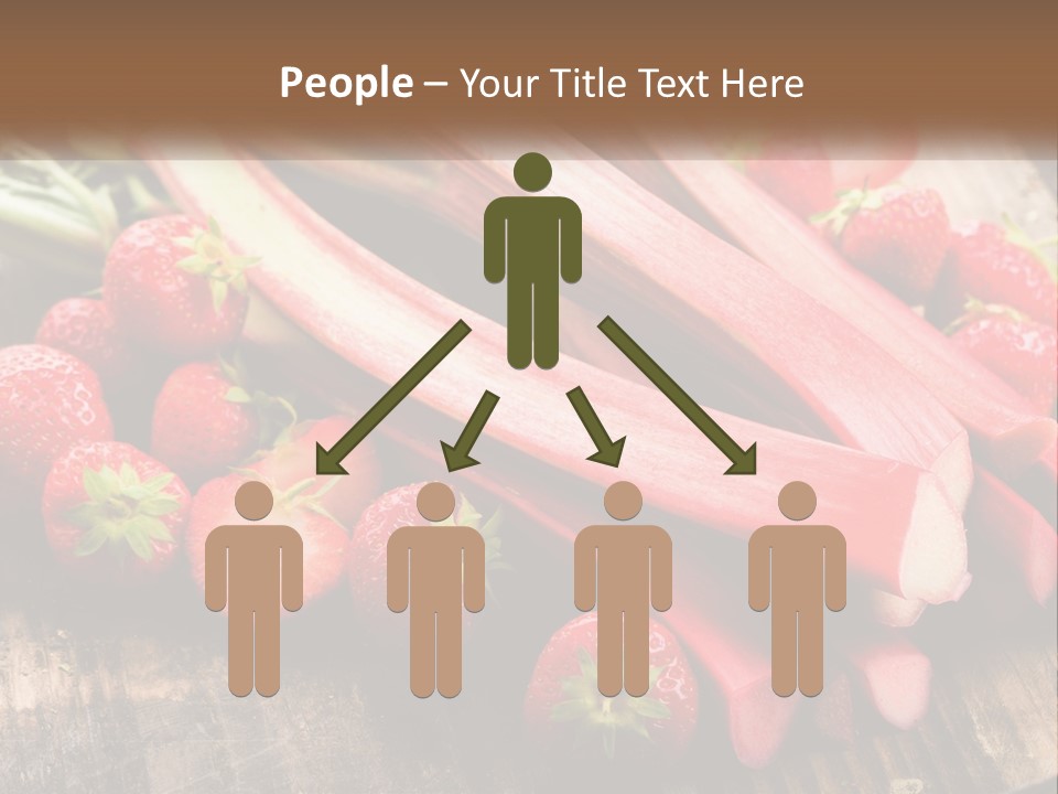 A Bunch Of Fresh Fruits And Vegetables On A Table PowerPoint Template