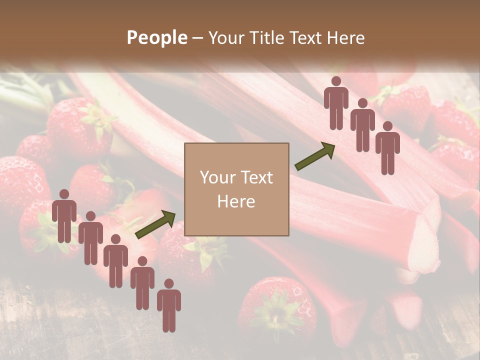 A Bunch Of Fresh Fruits And Vegetables On A Table PowerPoint Template