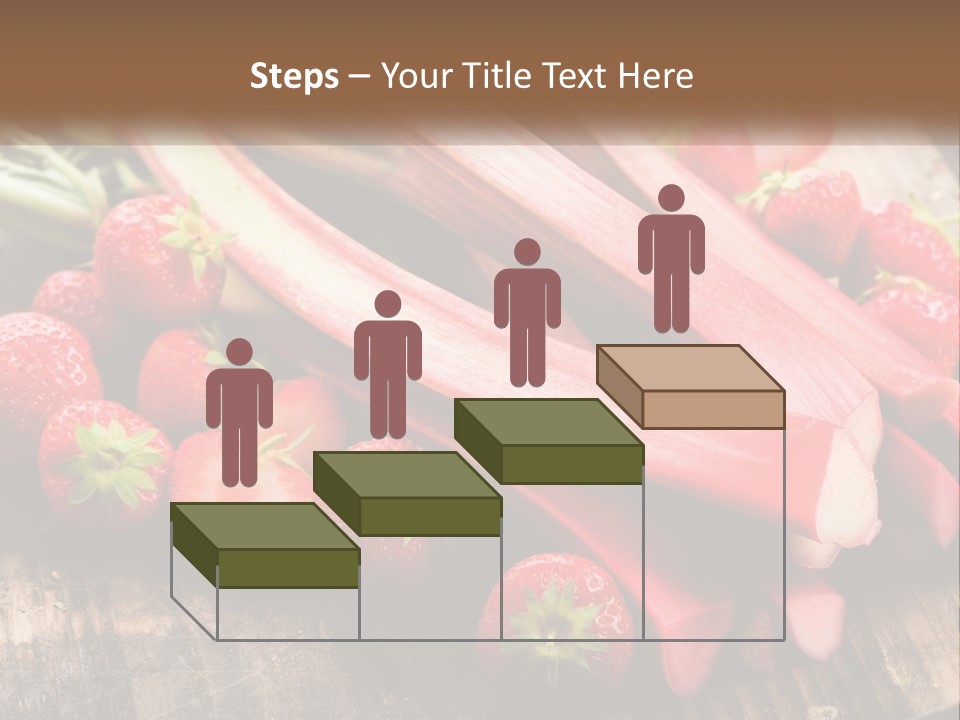 A Bunch Of Fresh Fruits And Vegetables On A Table PowerPoint Template