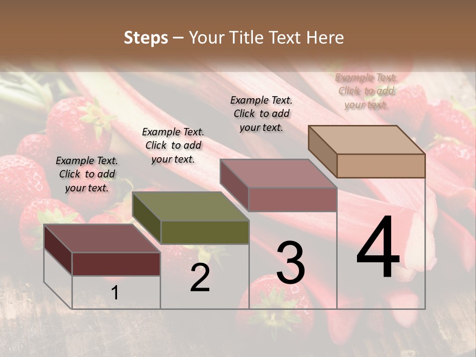 A Bunch Of Fresh Fruits And Vegetables On A Table PowerPoint Template