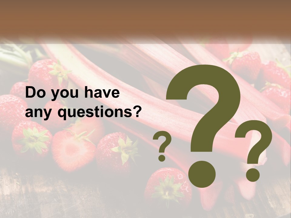 A Bunch Of Fresh Fruits And Vegetables On A Table PowerPoint Template