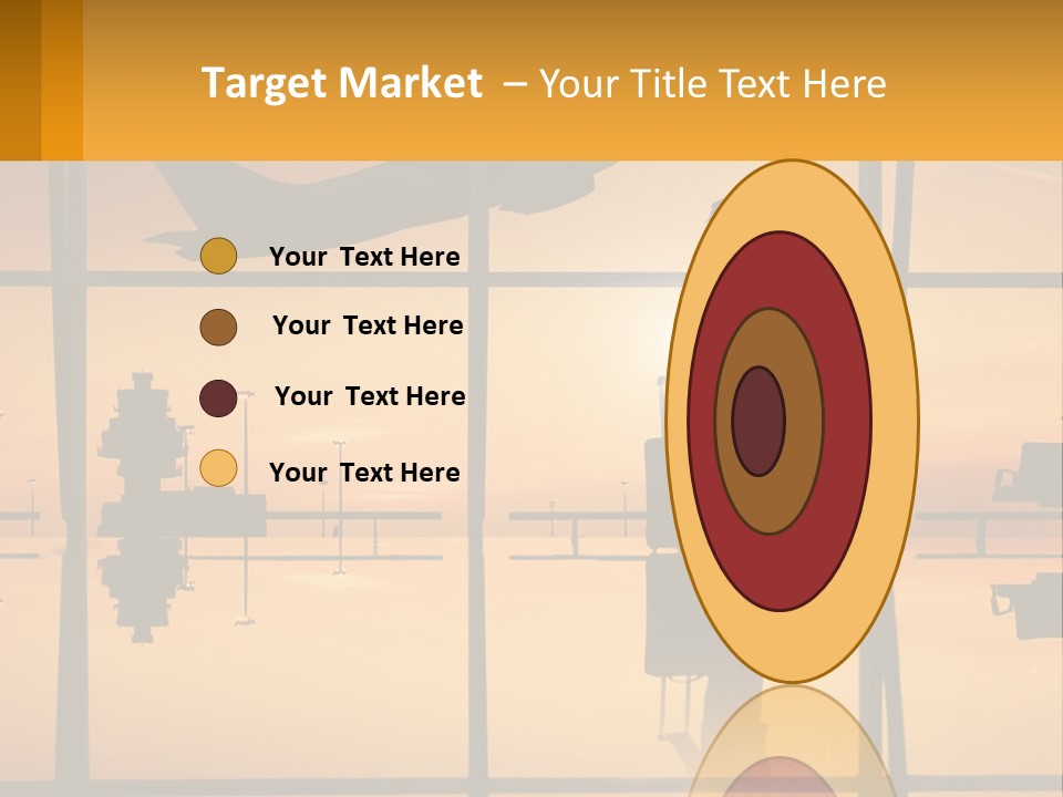 A Silhouette Of A Man With A Suitcase In Front Of A Window PowerPoint Template