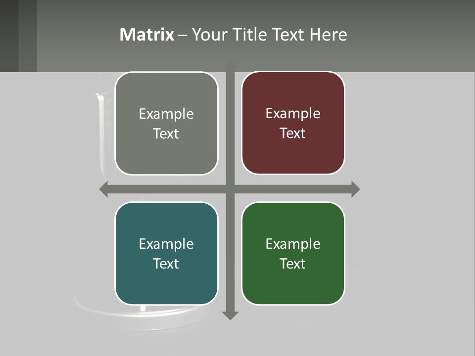 A Microphone On A Stand With A Black Background PowerPoint Template