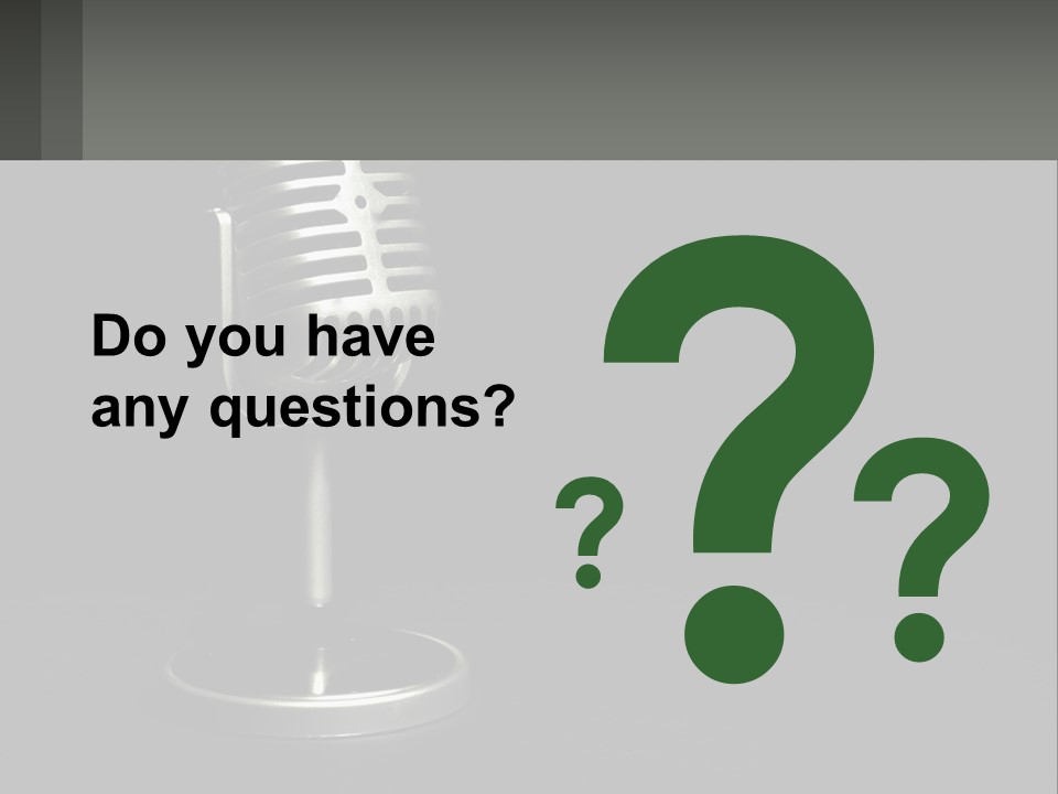 A Microphone On A Stand With A Black Background PowerPoint Template