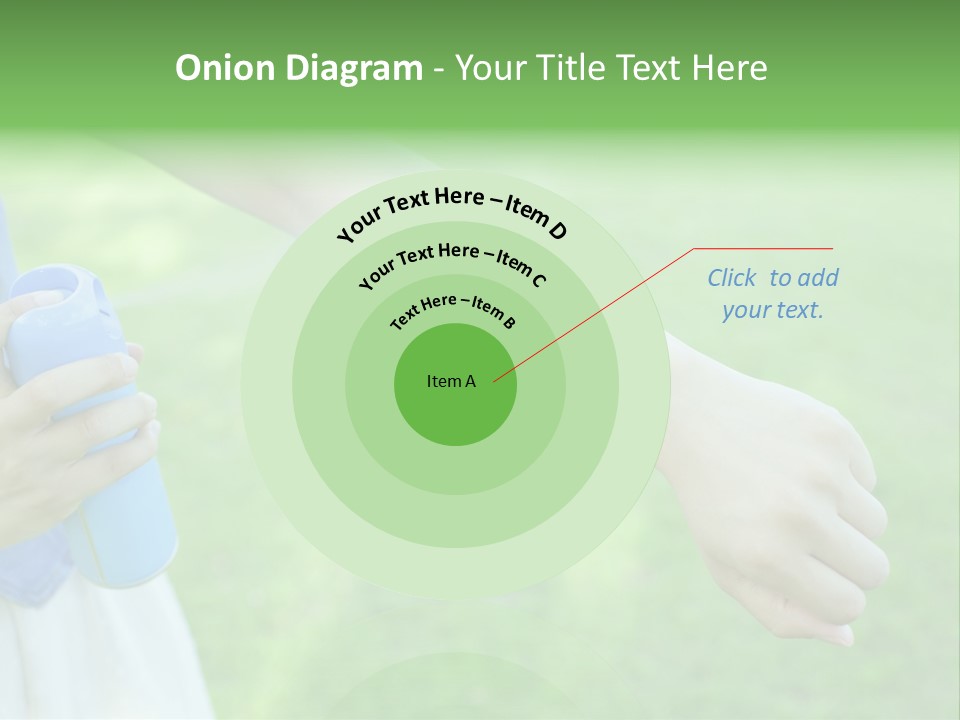 A Person Holding A Blue Object In Their Hand PowerPoint Template