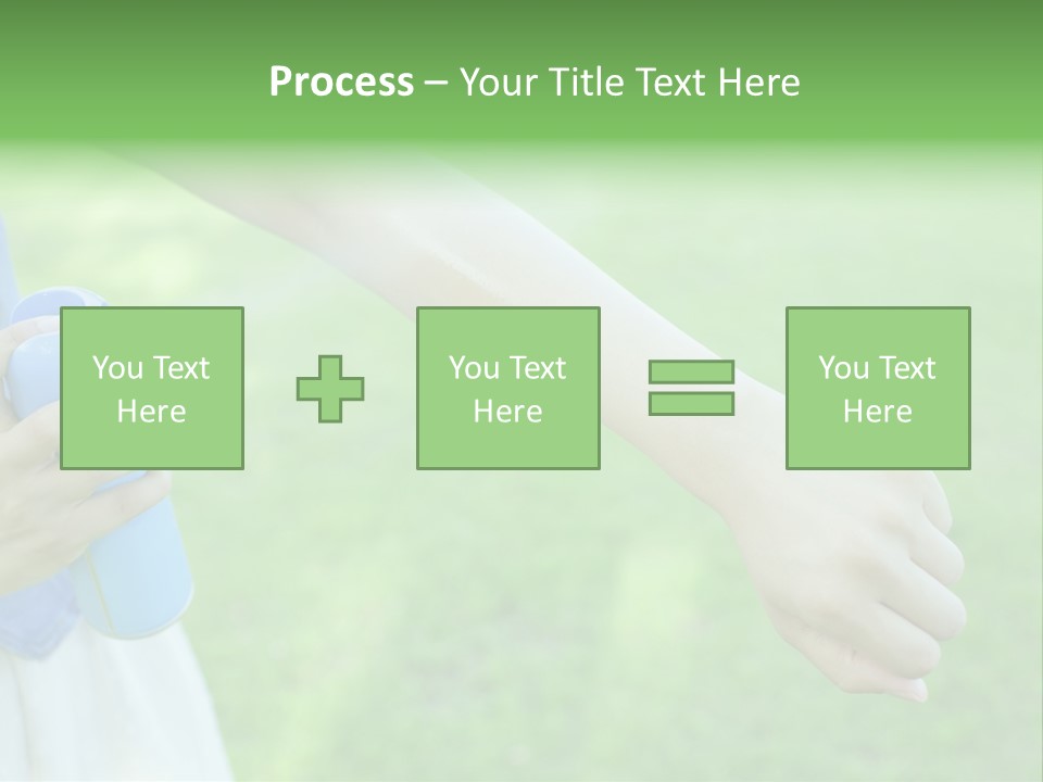 A Person Holding A Blue Object In Their Hand PowerPoint Template