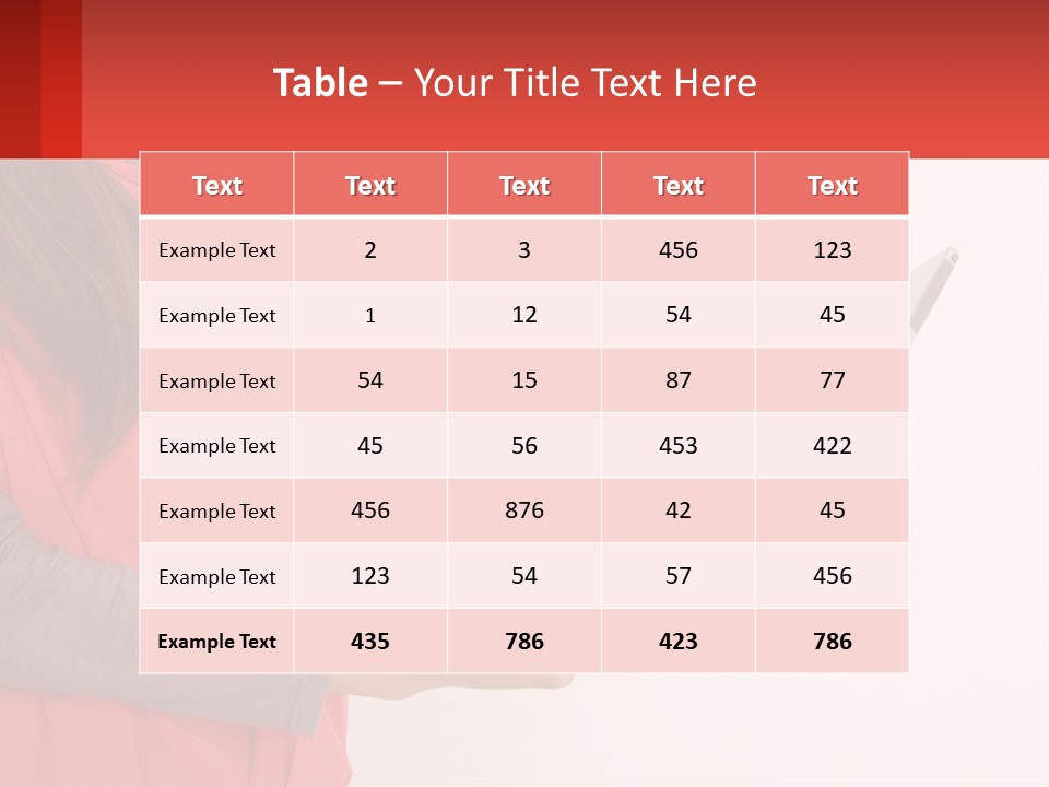 A Woman Holding A Tablet Computer In Her Hands PowerPoint Template