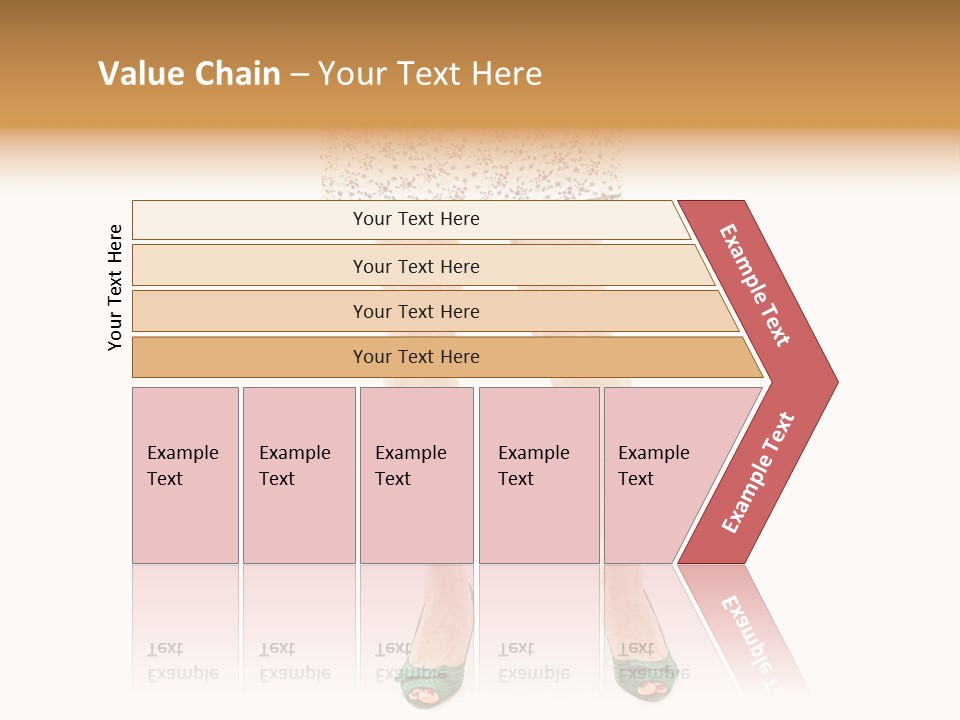 A Woman In A Dress Is Holding A Cell Phone PowerPoint Template