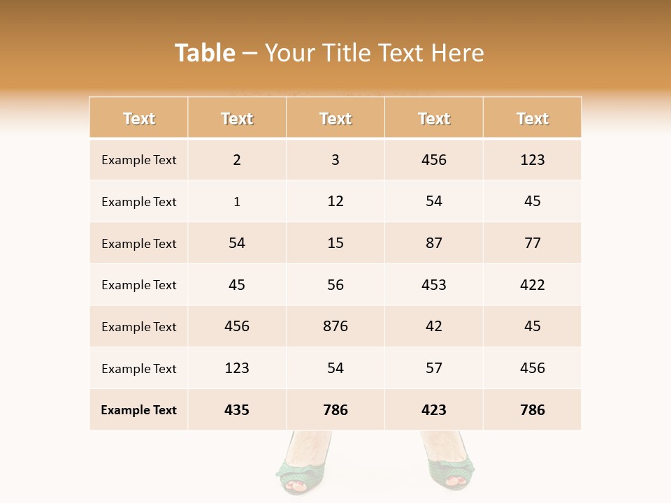 A Woman In A Dress Is Holding A Cell Phone PowerPoint Template