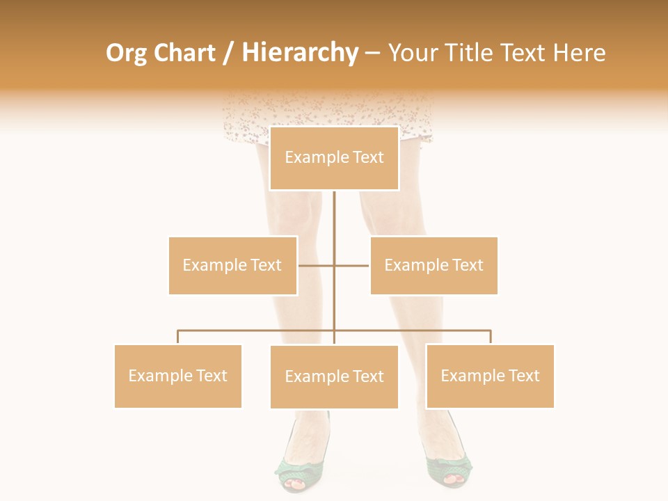 A Woman In A Dress Is Holding A Cell Phone PowerPoint Template