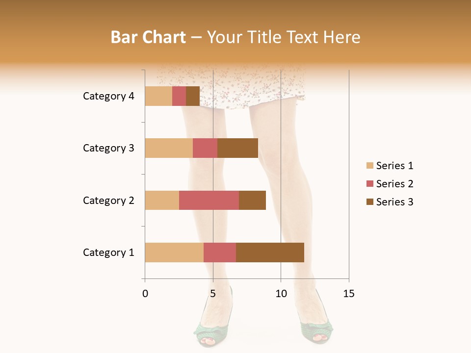 A Woman In A Dress Is Holding A Cell Phone PowerPoint Template