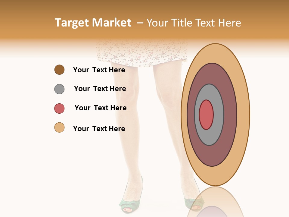 A Woman In A Dress Is Holding A Cell Phone PowerPoint Template
