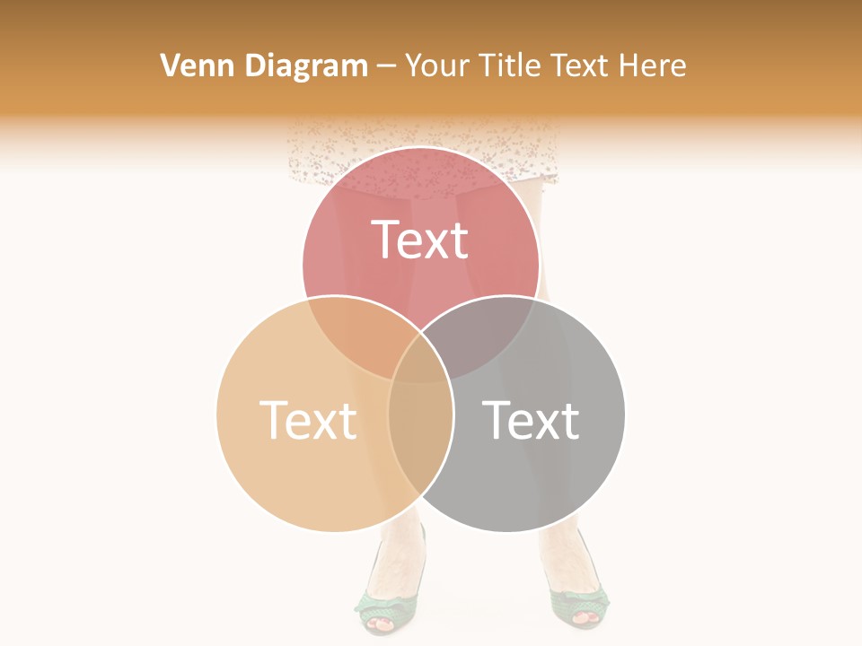 A Woman In A Dress Is Holding A Cell Phone PowerPoint Template