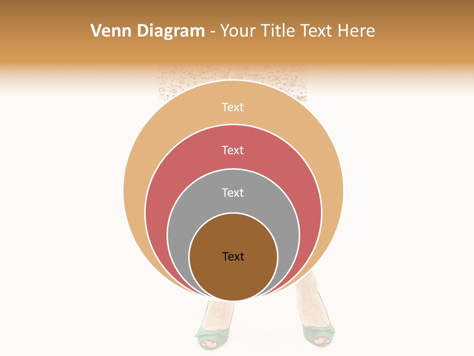 A Woman In A Dress Is Holding A Cell Phone PowerPoint Template