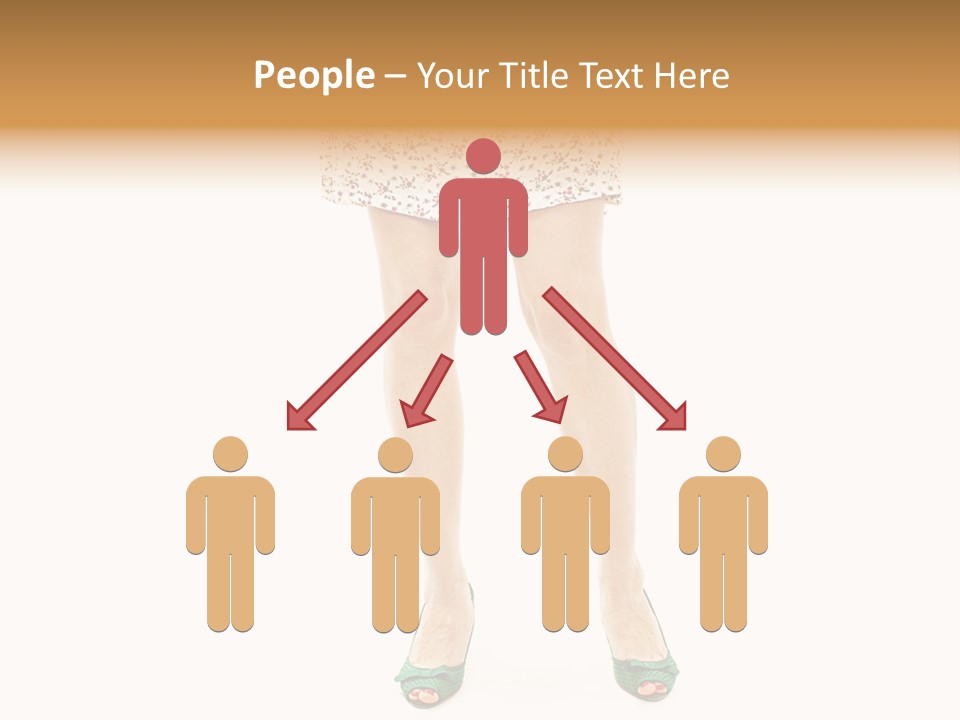 A Woman In A Dress Is Holding A Cell Phone PowerPoint Template