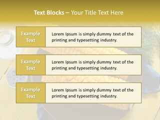 Corn On The Cob On A Plate With Salt And Pepper PowerPoint Template