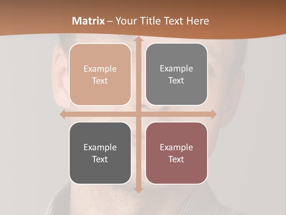 A Man In A Shirt Is Smiling For The Camera PowerPoint Template