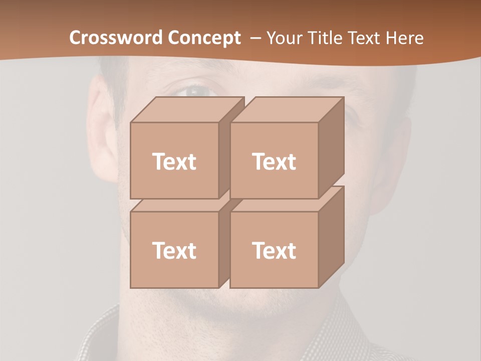 A Man In A Shirt Is Smiling For The Camera PowerPoint Template