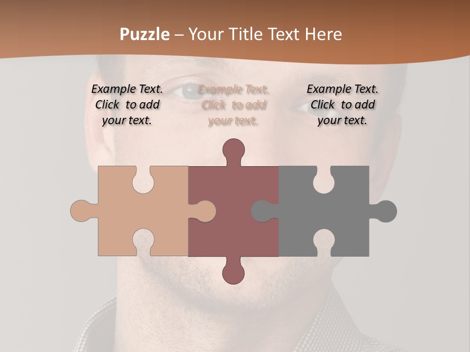 A Man In A Shirt Is Smiling For The Camera PowerPoint Template