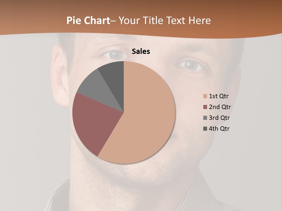 A Man In A Shirt Is Smiling For The Camera PowerPoint Template