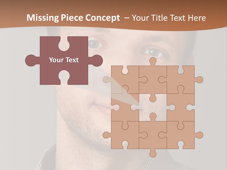 A Man In A Shirt Is Smiling For The Camera PowerPoint Template