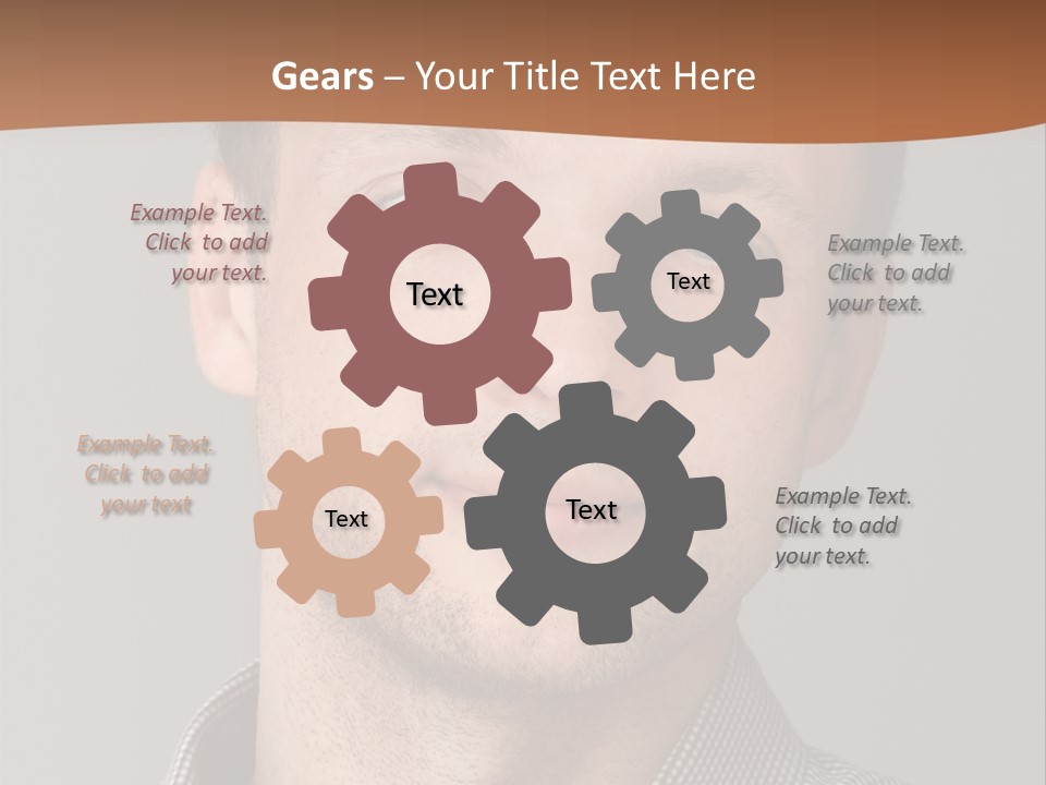 A Man In A Shirt Is Smiling For The Camera PowerPoint Template