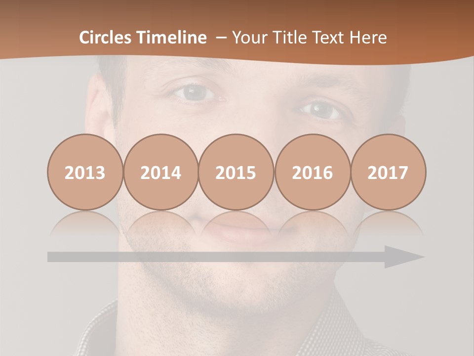 A Man In A Shirt Is Smiling For The Camera PowerPoint Template