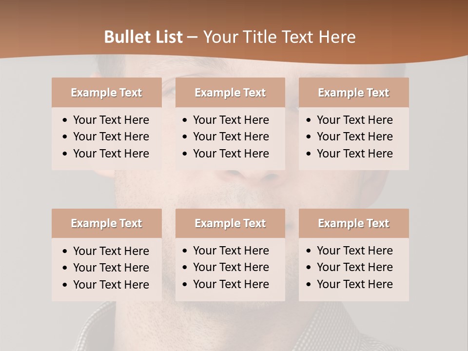 A Man In A Shirt Is Smiling For The Camera PowerPoint Template