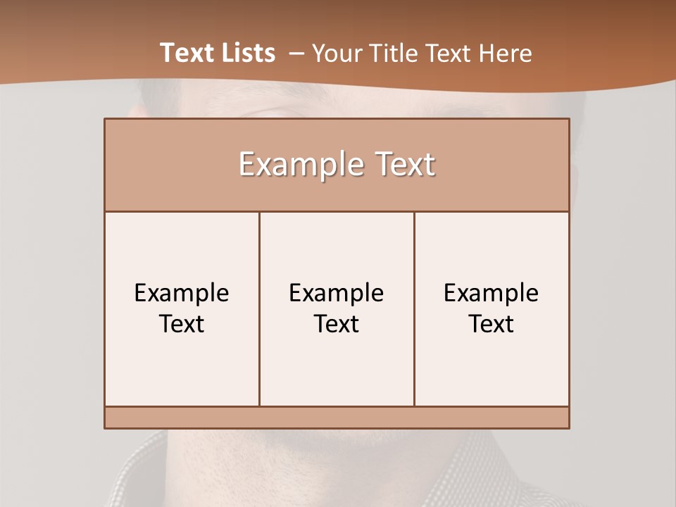 A Man In A Shirt Is Smiling For The Camera PowerPoint Template