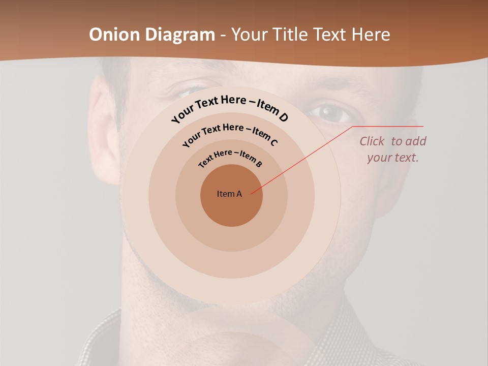 A Man In A Shirt Is Smiling For The Camera PowerPoint Template