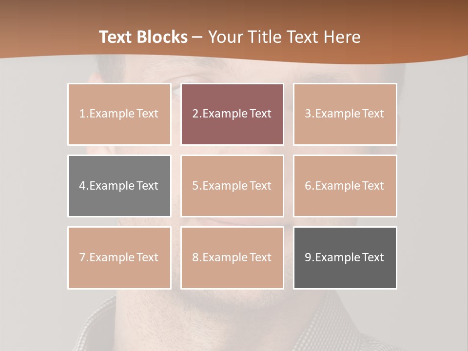 A Man In A Shirt Is Smiling For The Camera PowerPoint Template