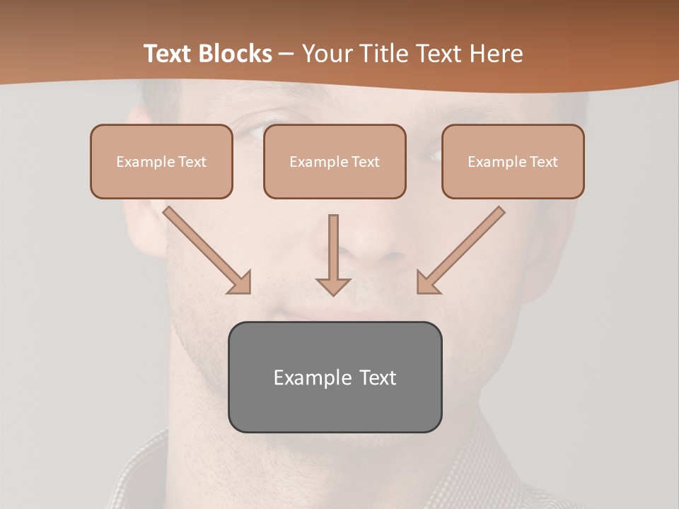 A Man In A Shirt Is Smiling For The Camera PowerPoint Template
