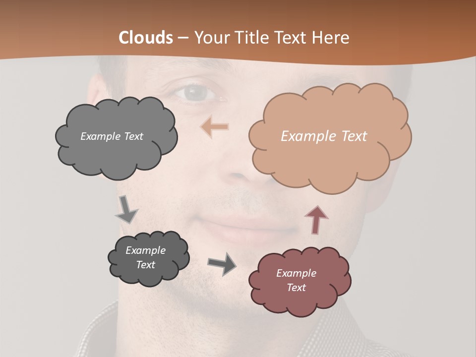 A Man In A Shirt Is Smiling For The Camera PowerPoint Template