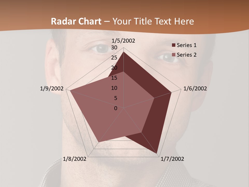 A Man In A Shirt Is Smiling For The Camera PowerPoint Template