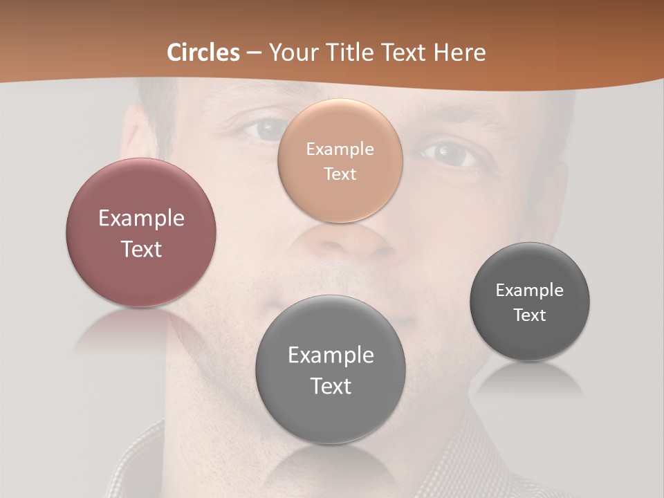 A Man In A Shirt Is Smiling For The Camera PowerPoint Template