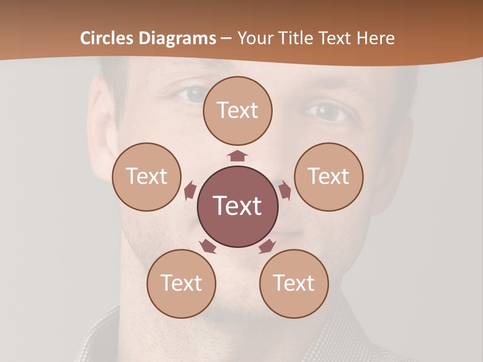 A Man In A Shirt Is Smiling For The Camera PowerPoint Template