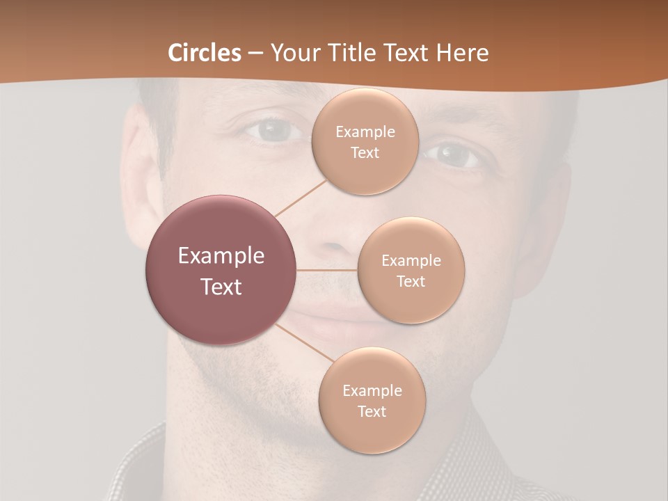 A Man In A Shirt Is Smiling For The Camera PowerPoint Template